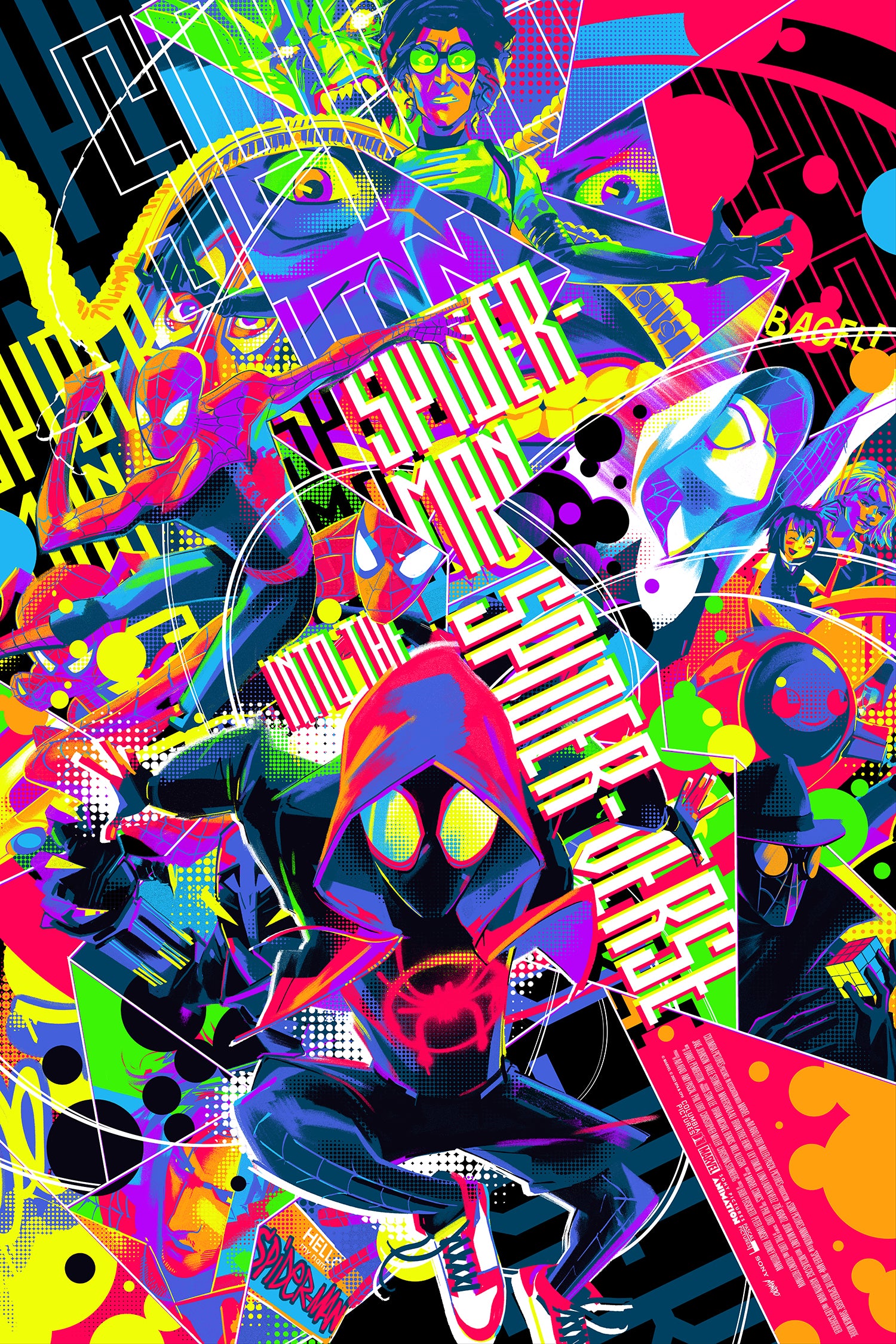 Spider-Man: Into the Spider-Verse (Timed Edition) Poster – Mondo