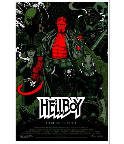 printing card x Mondo Hellboy â€“