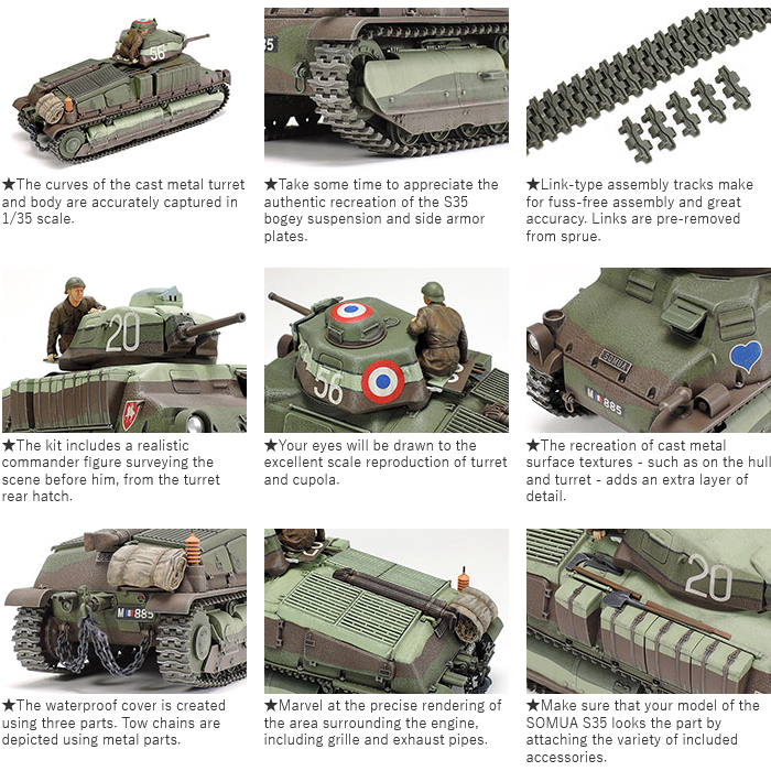 French Medium Tank SOMUA S35 Details