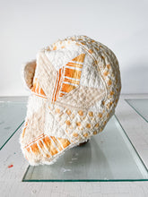 Load image into Gallery viewer, One-of-a-Kind: LeMoyne Star Aviator Quilt Hat (Adult Large)
