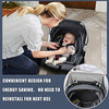 Stroller Mosquito Net for Car Seats,Infant stroller and Bassinets, Infant Carrier,Breathable with Elastic Netting For Easy Fitting, Portable Durable & Long Lasting Infant Insect Shield Netting (Black)