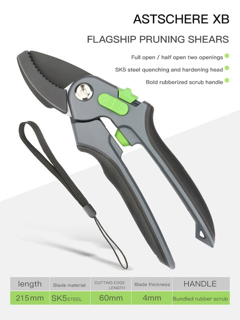 AIRAJ Gardening Pruning Shears, Which Can Cut Branches of 24mm Diamete