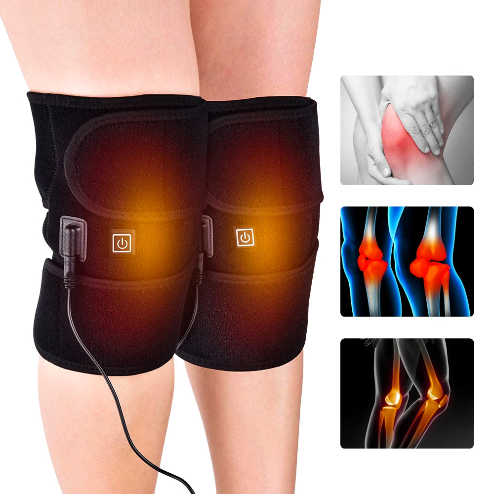 Electric Heated Knee Wrap, Heated Knee Brace Wrap Support