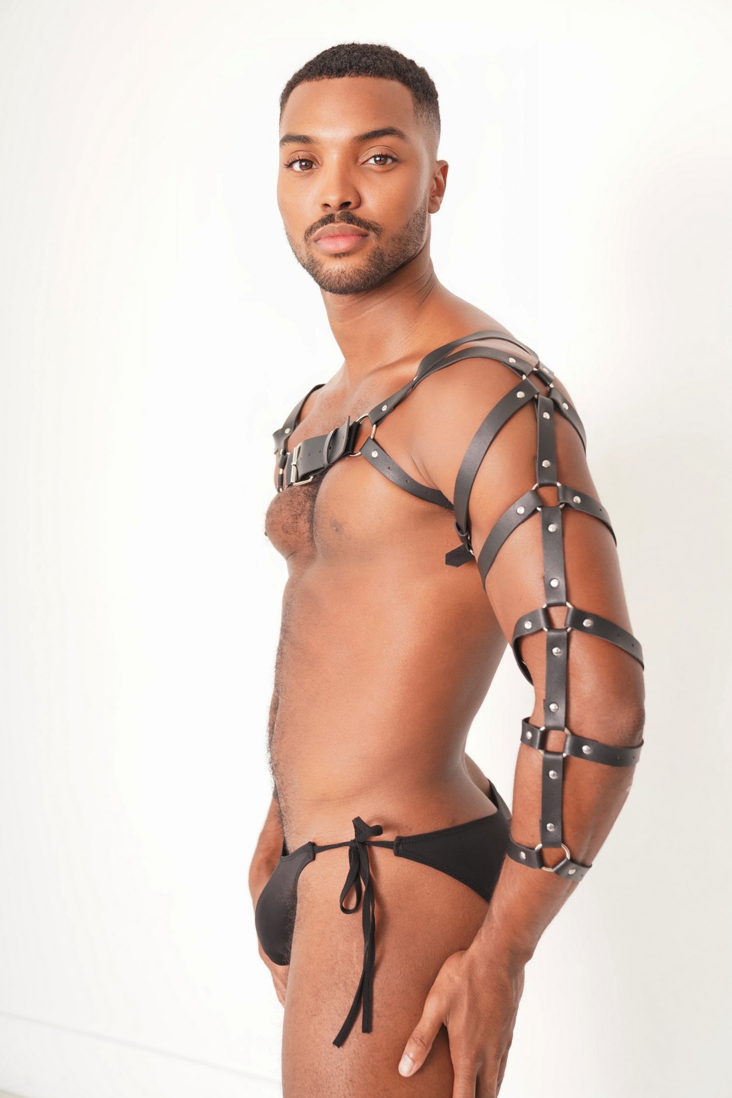 Black Arm And Chest Harness