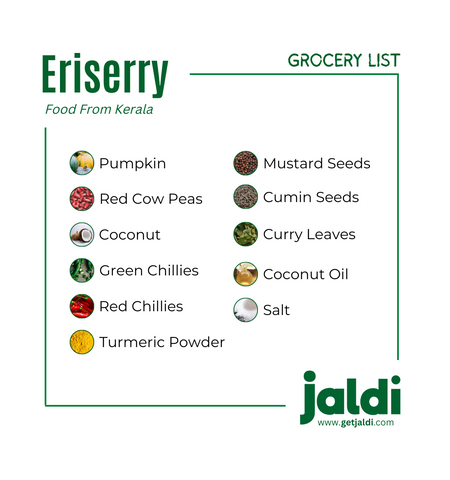 Eriserry Recipe Indian Groceries