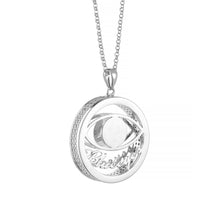 Load image into Gallery viewer, DUNALI™ Personalized Bright Eye Necklace/Pendent in Silver