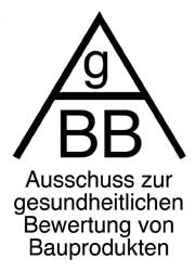 AGGB (Arbeitsgemeinschaft für Gesundheitsfördernde Gebäude) [Working Group for Health-Promoting Buildings] logo