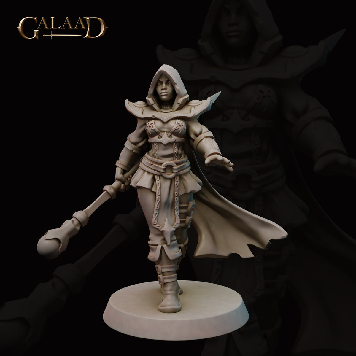 Illusion Mage | Female Mages and Fighters | Fantasy Miniature | Galaad ...