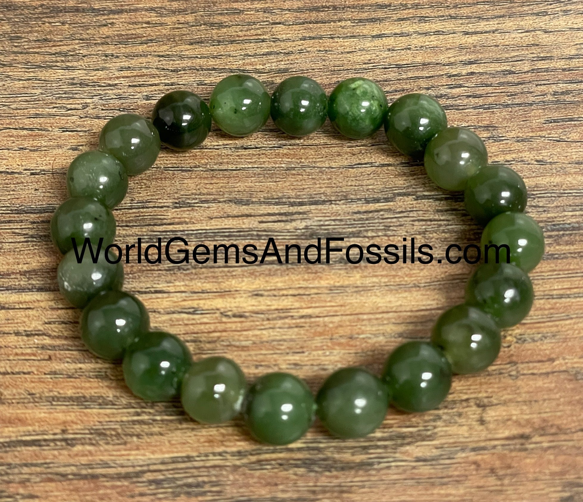 Nephrite Jade Bracelet 10mm