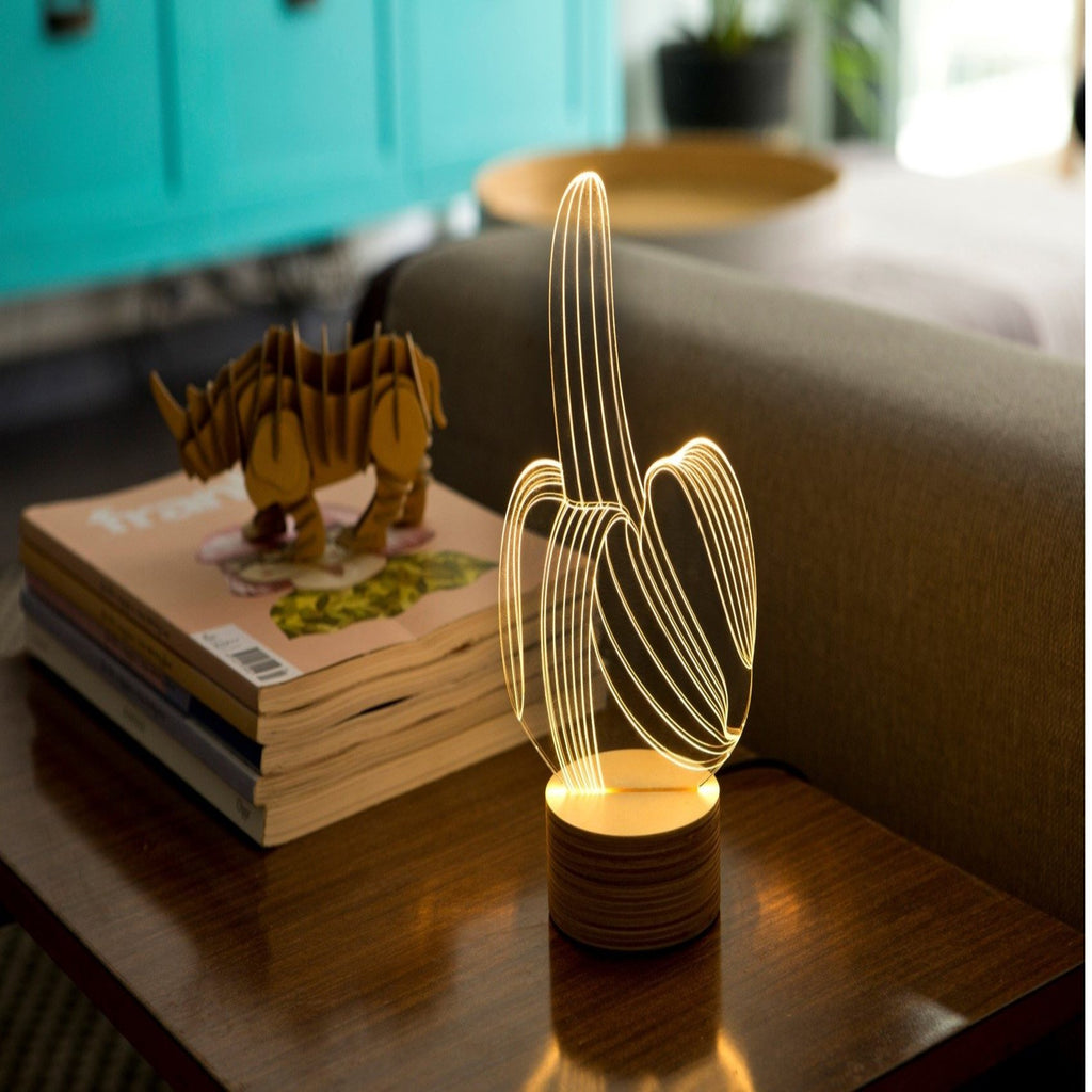 banana table lamp