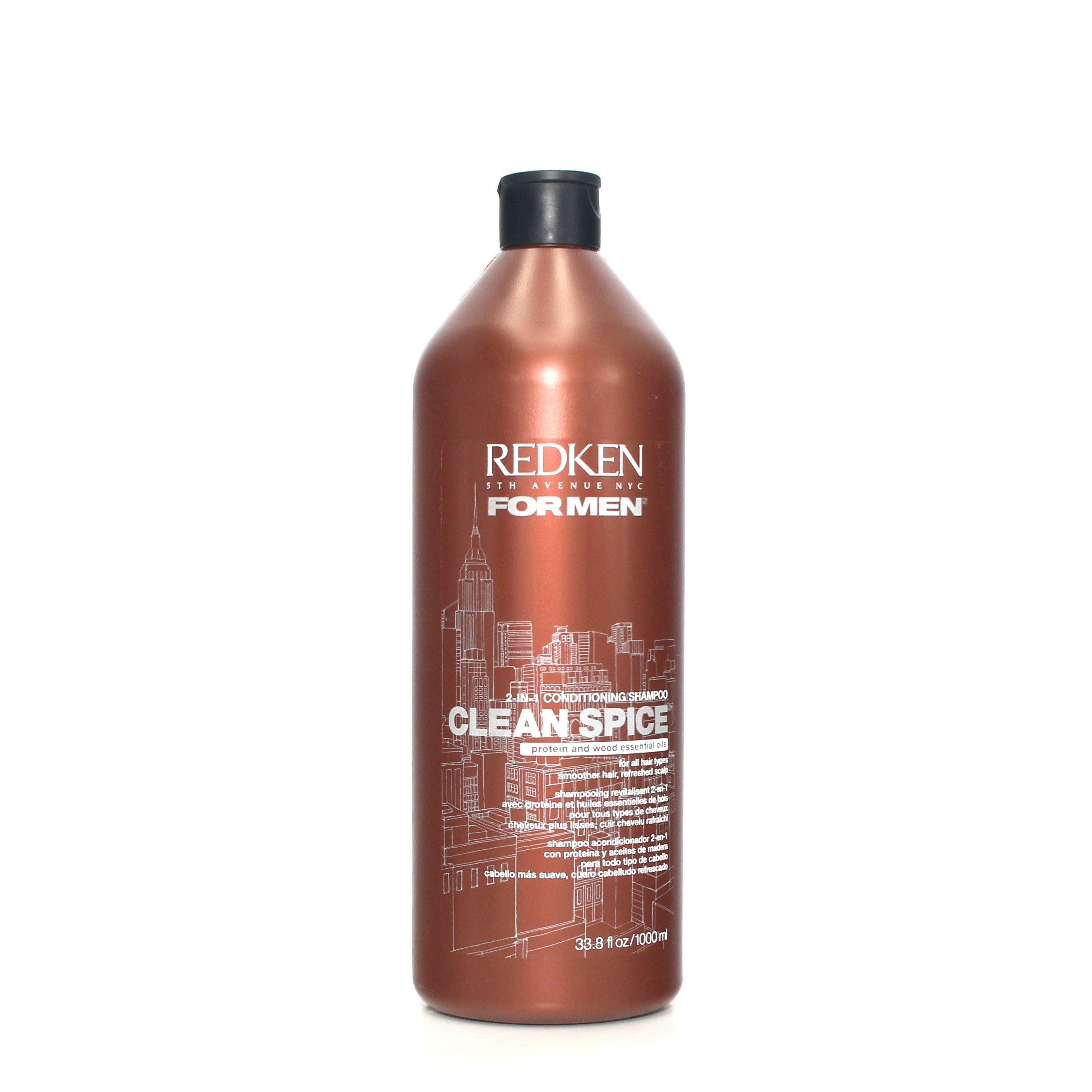 REDKEN For Men 2 in 1 Shampoo Clean Spice 33.8 oz – Overstock Beauty Supply
