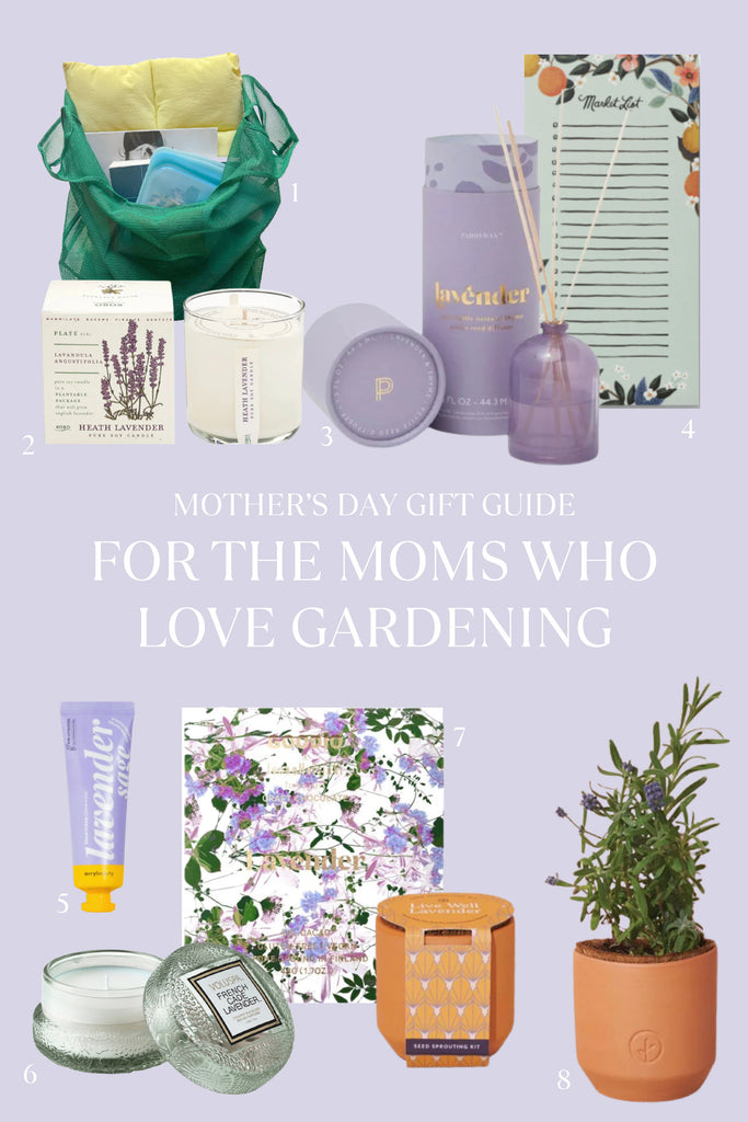 Mother's Day Gift Guide consisting of garden related products. 