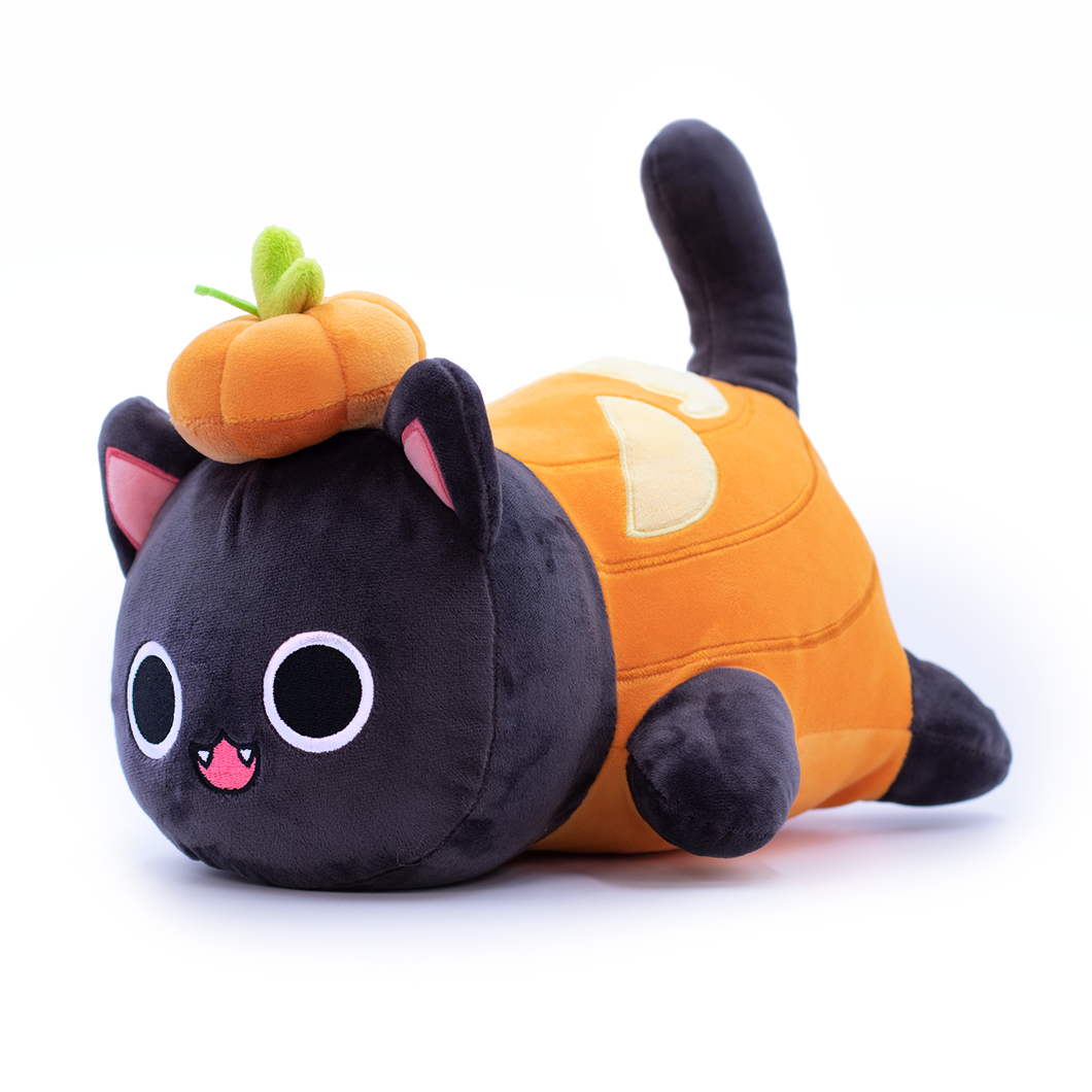 pumpkin cat stuffed animal