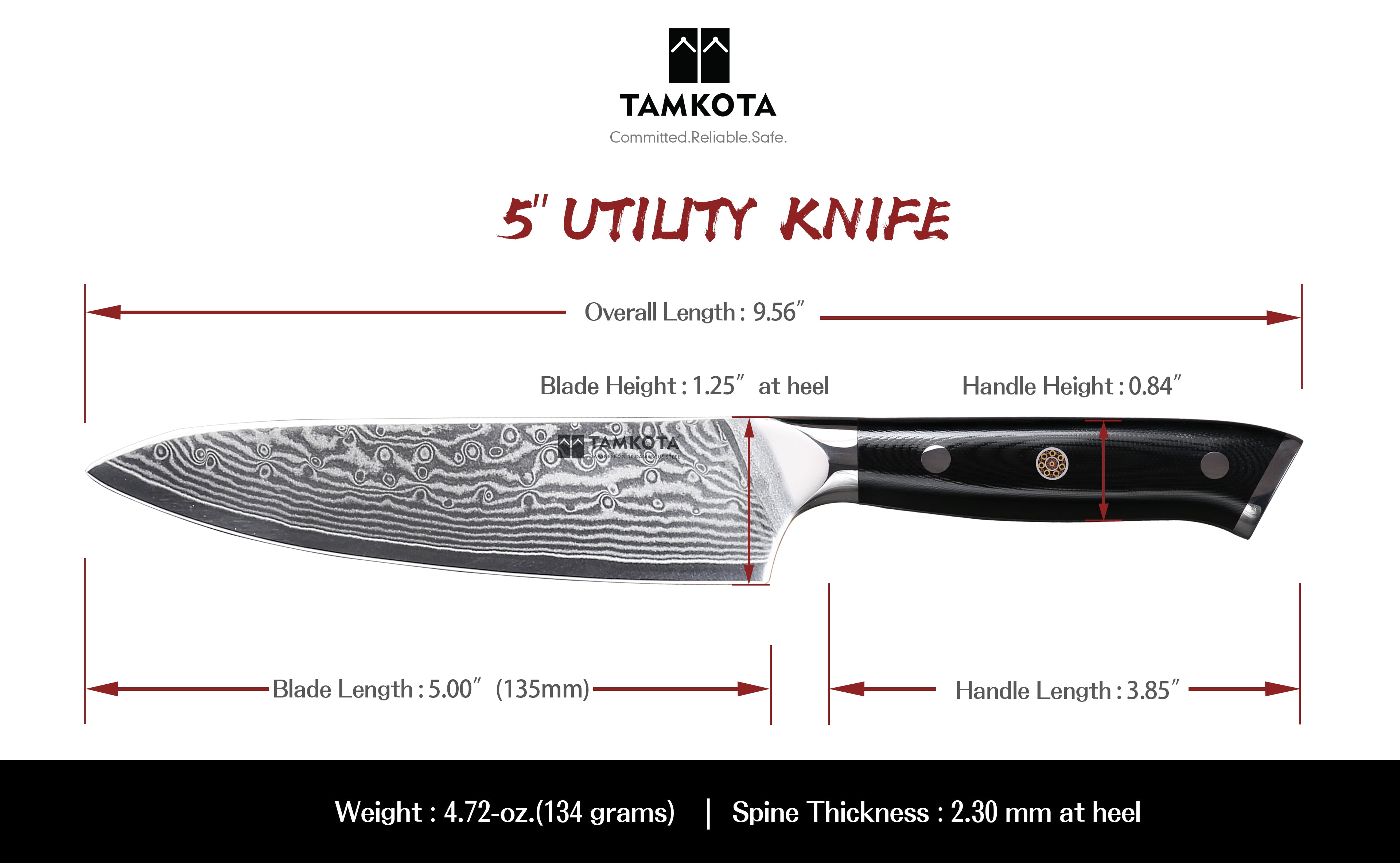 Professional Knife 5 Inch For Kitchen - Just To Shop™