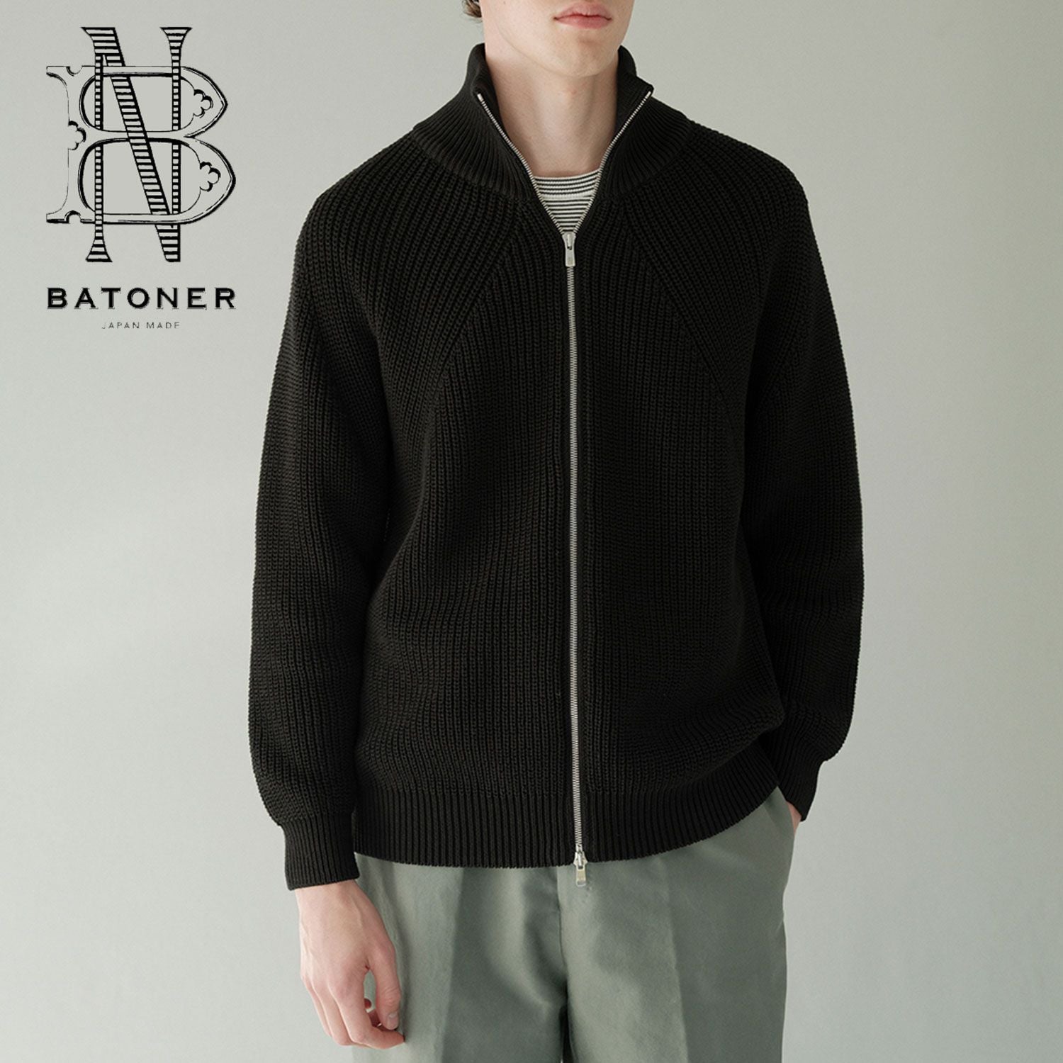 23ss batoner SIGNATURE DRIVERS KNIT - ニット/セーター