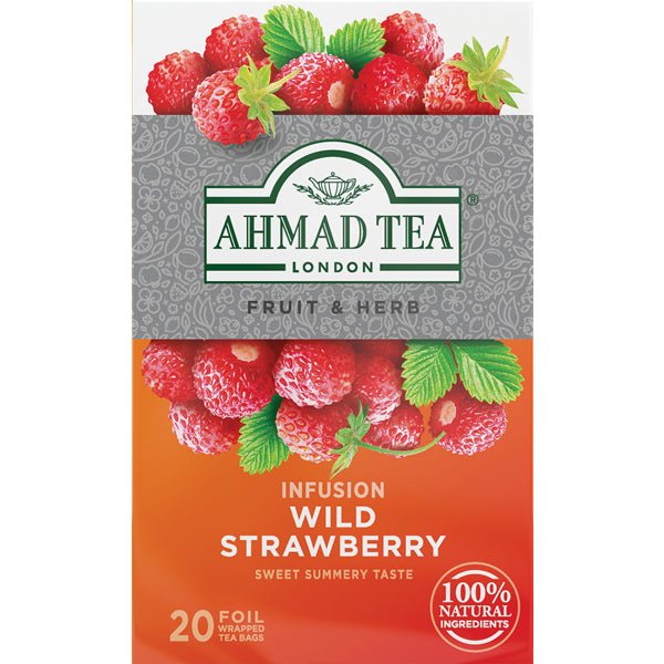 Ahmad Peach & Raspberry Herbal Infusion 20 foil tea bags