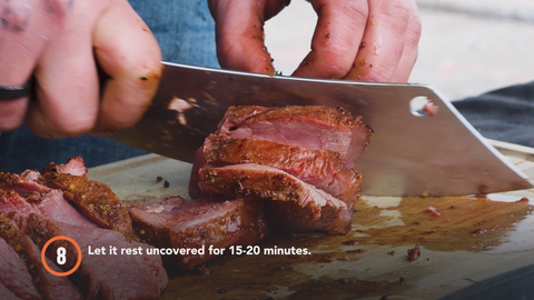 Step 8: Let it rest uncovered for 15-20 minutes.