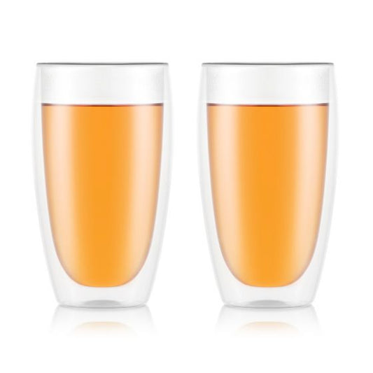 Bodum Pavina 2 Pcs Glass, Double Wall, Extra Small, 0.08 L, 2.5 oz Transparent