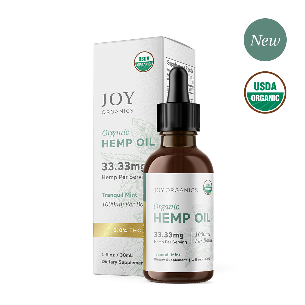 Tranquil Mint Organic Hemp Tincture - Joy Organics product image