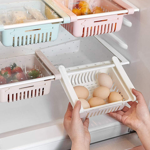 RefriOrganizer - Pack de 4 Organizadores de Alimentos de Refrigerador