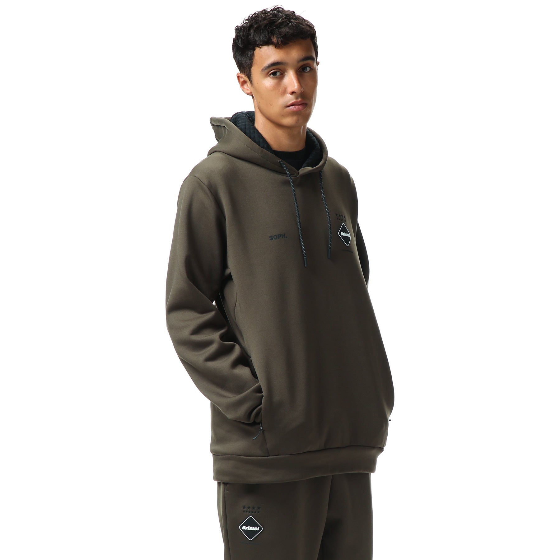 F.C.Real Bristol POLARTEC FLEECE XL カーキ