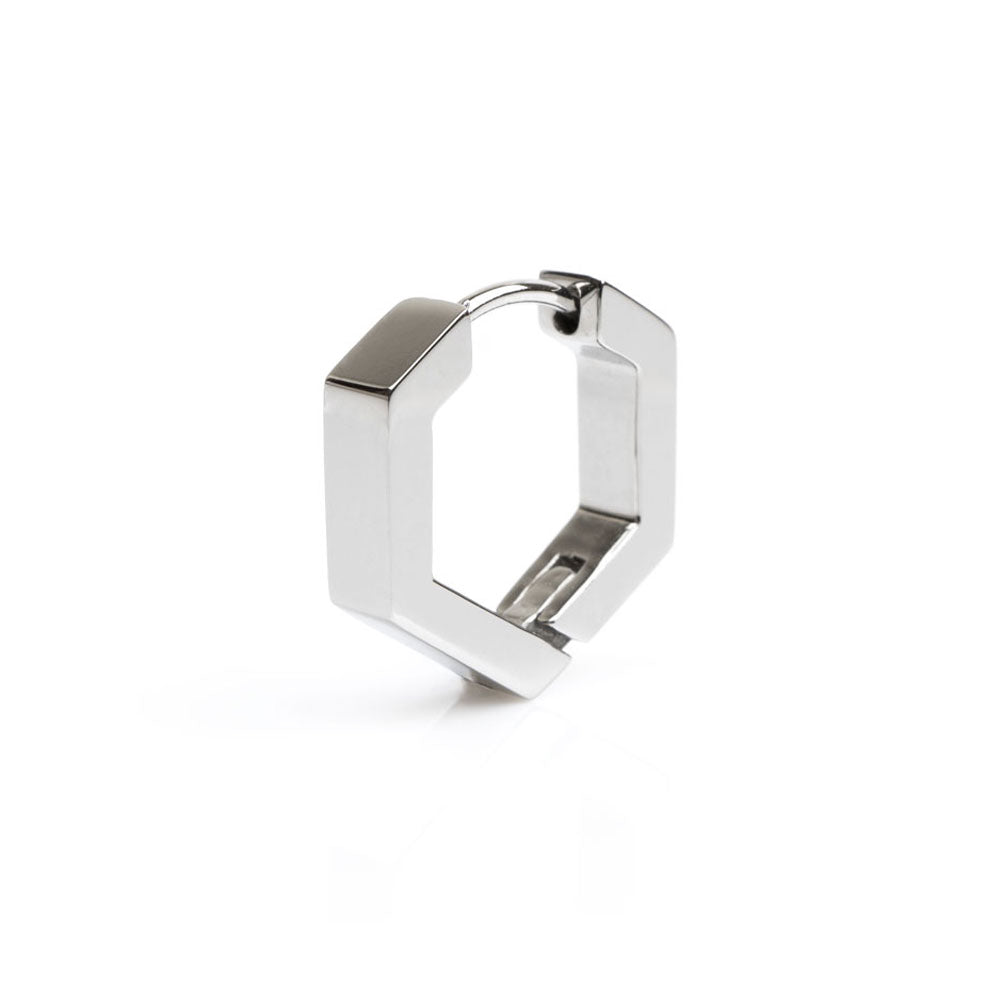 Steelgenic Stainless Hexagon Hoop Earrings SECTION｜PSN9122 – Stéelgenic ...