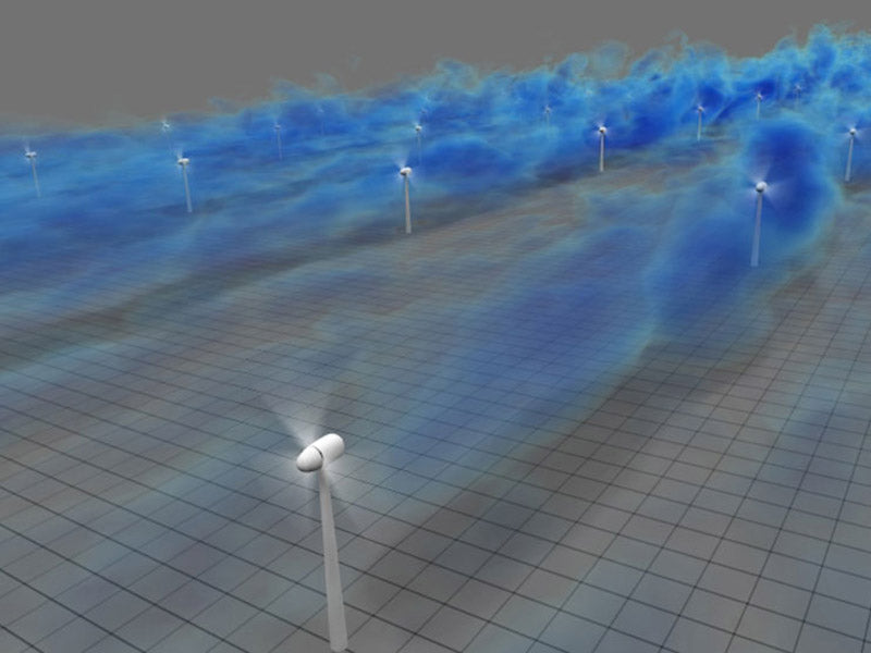 Clustering effect of wind farms