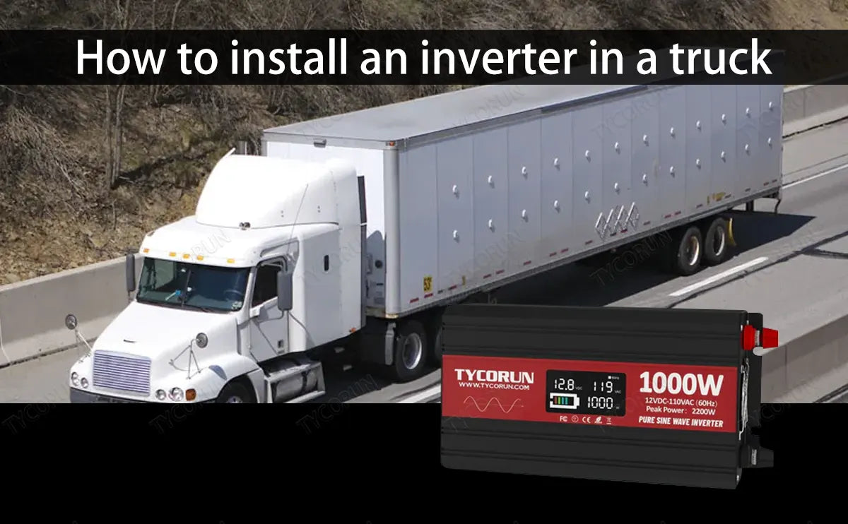 How to install an inverter in a truck
