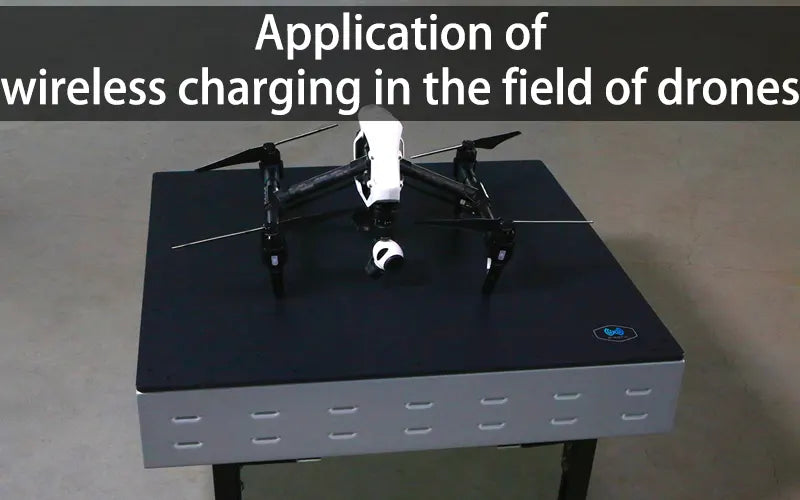 Application of wireless charging in the field of drones