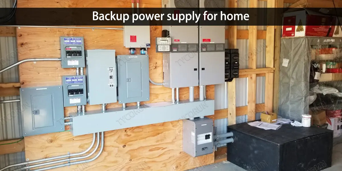 Backup power supply for home