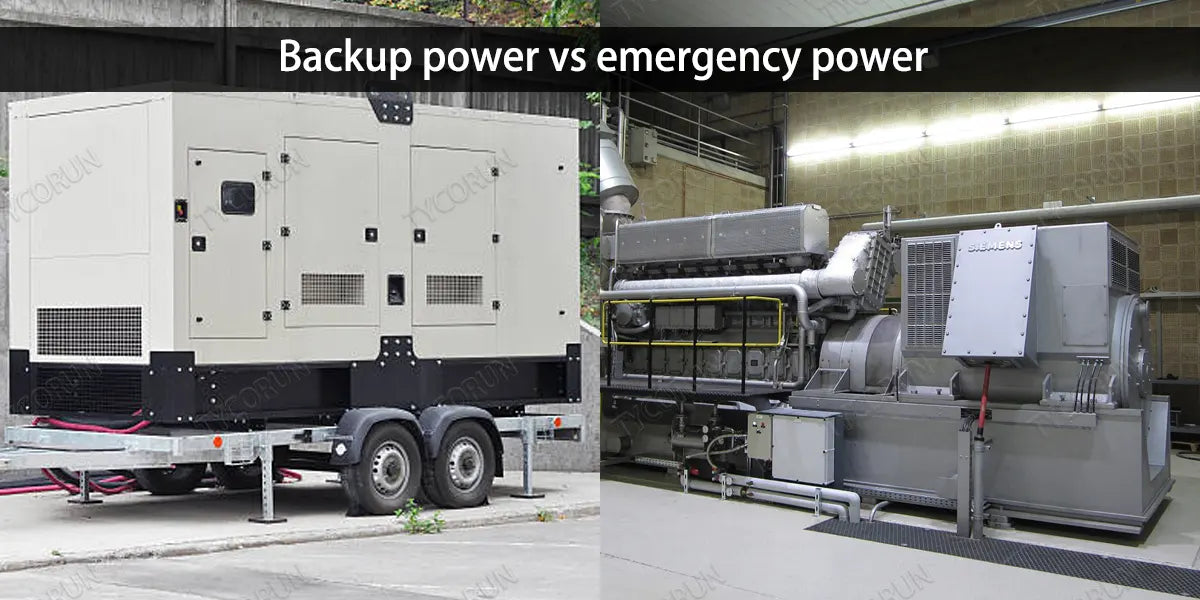 Backup power vs emergency power