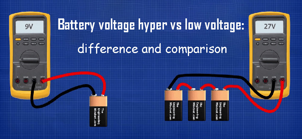 Battery voltage hyper vs low voltage - difference and comparison