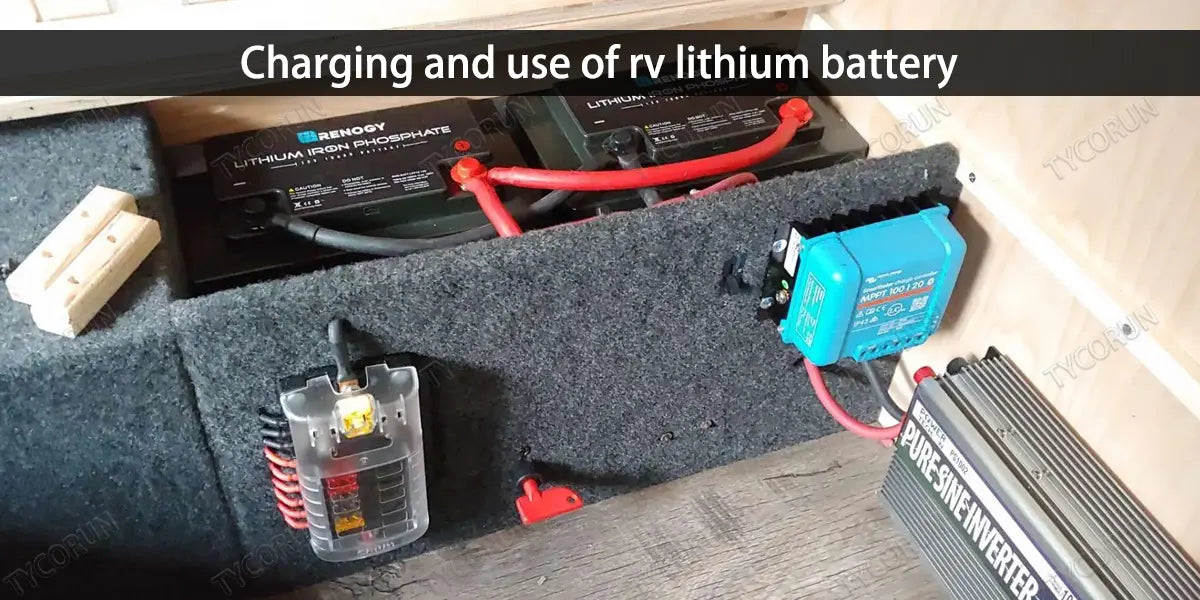 Charging and use of rv lithium battery
