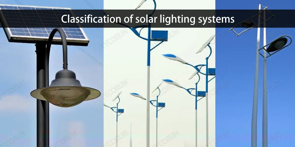 Classification of solar lighting systems