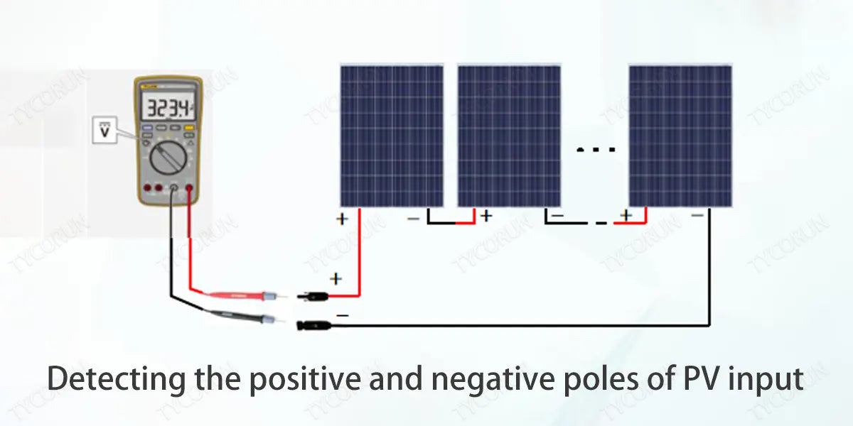 Detecting-the-positive-and-negative-poles-of-PV-input