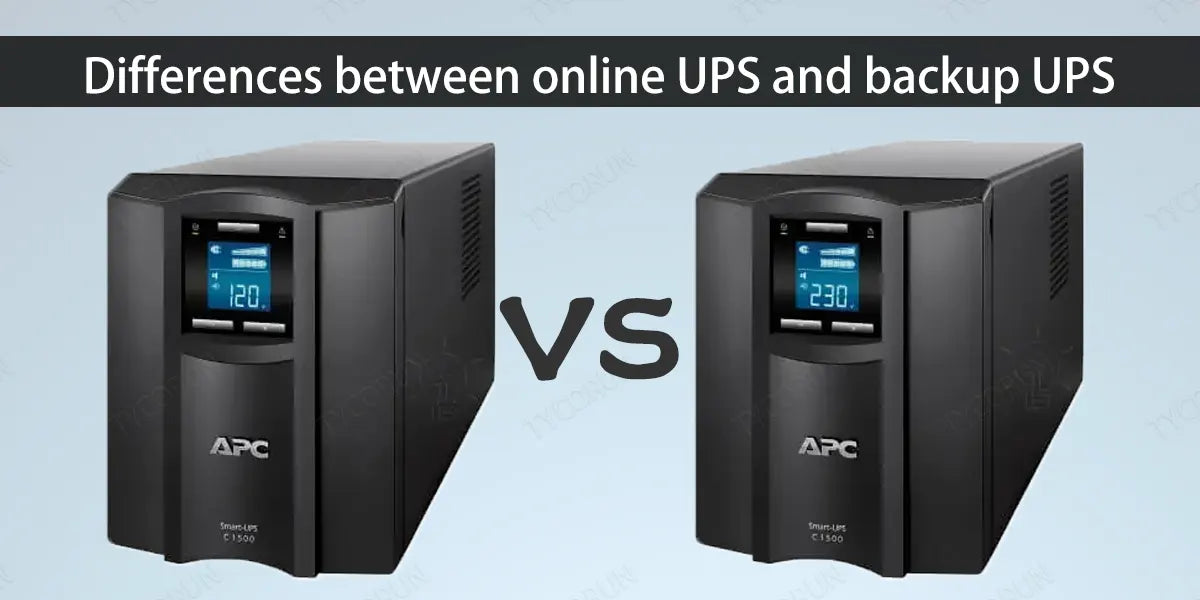 Differences between online UPS and backup UPS