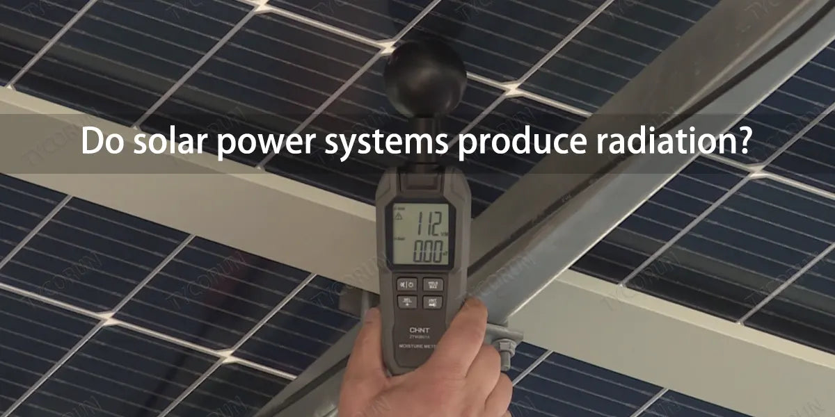 Do-solar-power-systems-produce-radiation