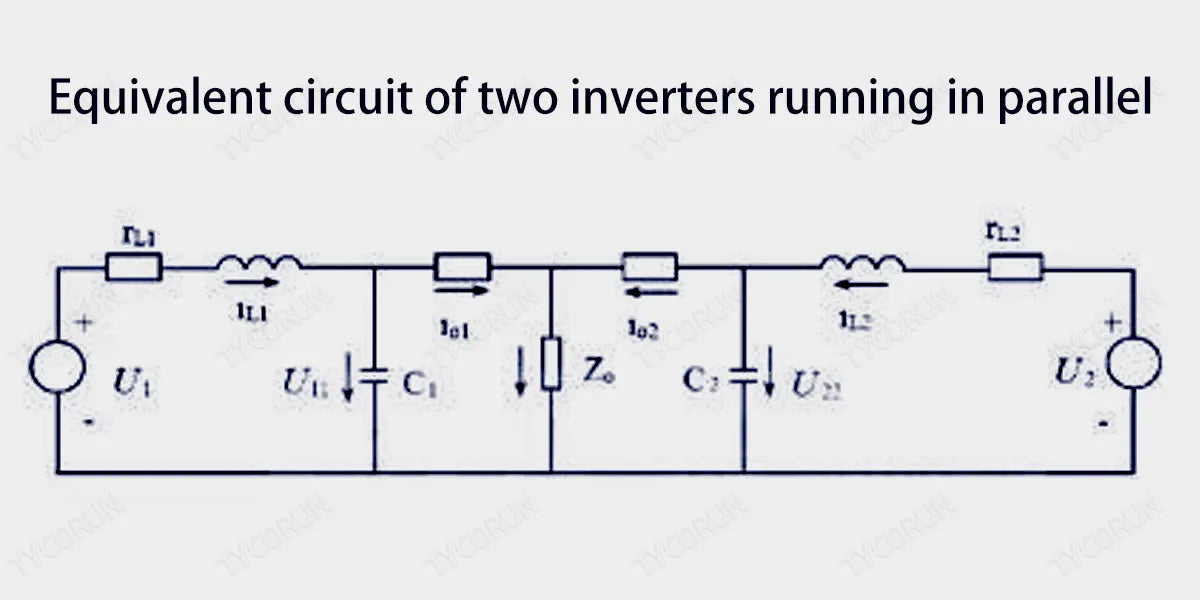 Equivalent-circuit-of-two-inverters-running-in-parallel