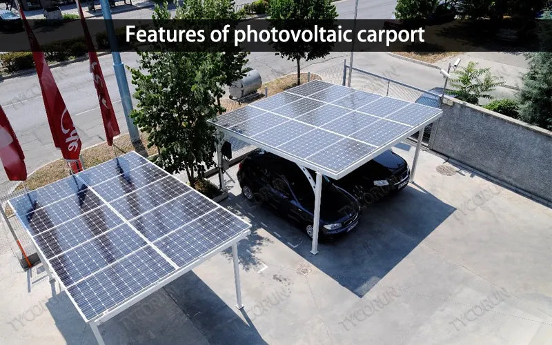 Features of photovoltaic carport
