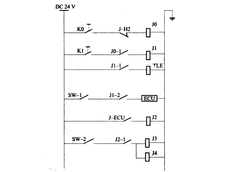 Figure 1 Control logic of low-voltage electrical system of fuel cell vehicle