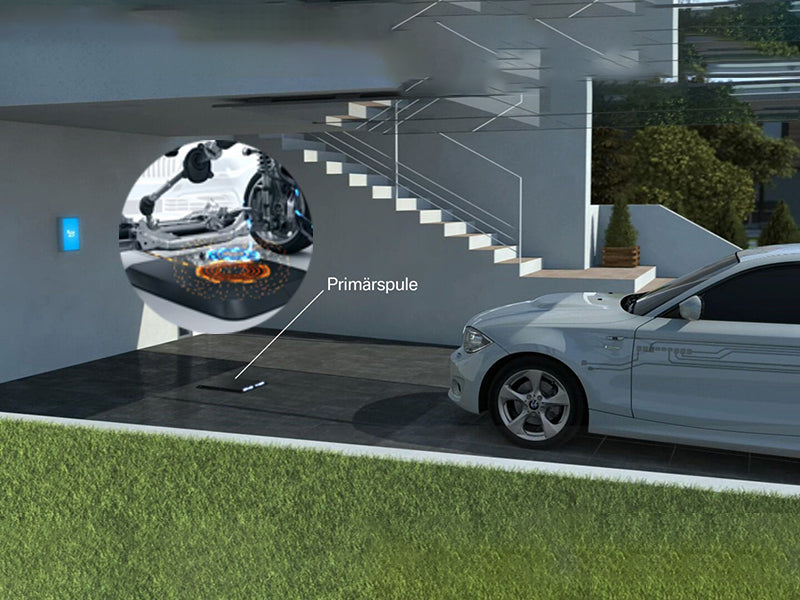 Figure 4 The wireless inductive charging system developed by BMW