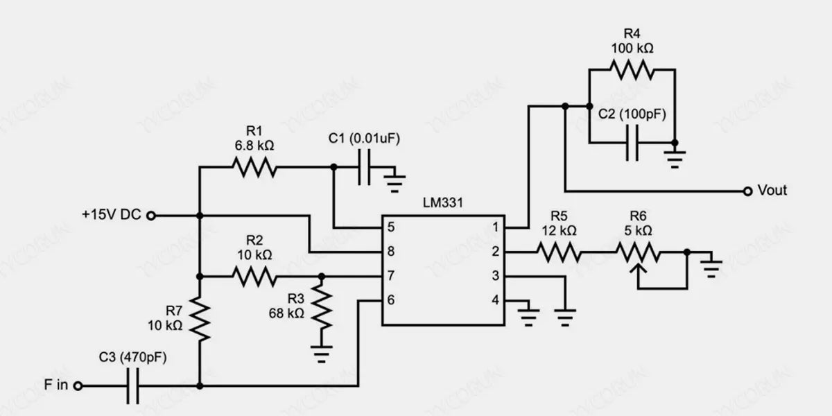 Frequency-to-voltage-circuit-diagram-based-on-LM331