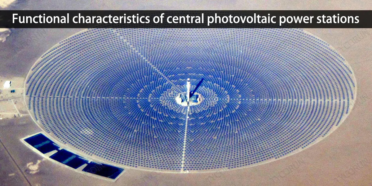 Functional characteristics of central photovoltaic power stations