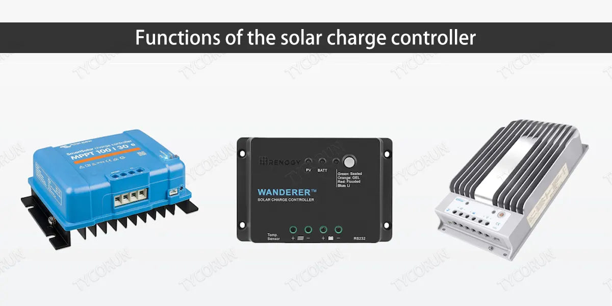 Functions of the solar charge controller