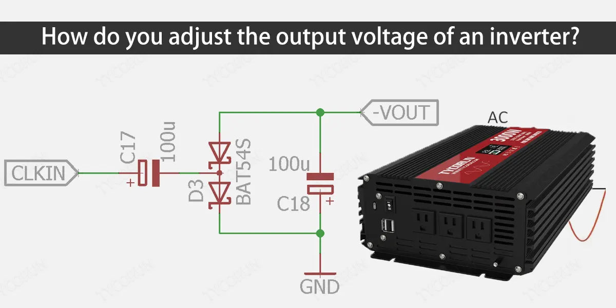 How-do-you-adjust-the-output-voltage-of-an-inverter