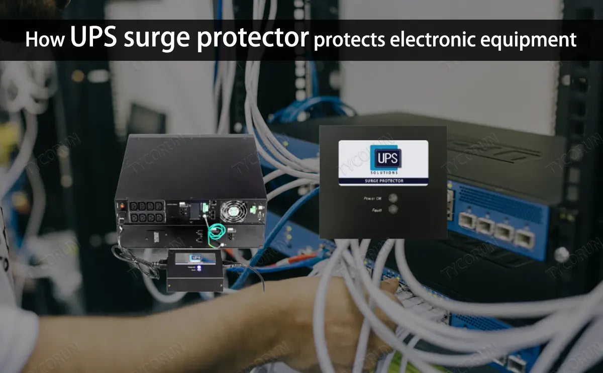 How UPS surge protector protects electronic equipment