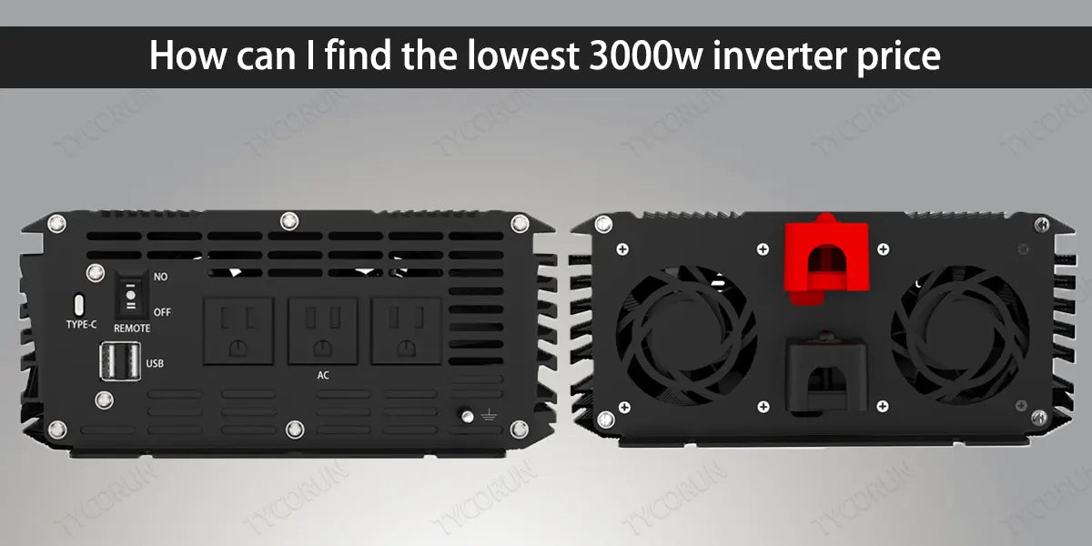 How can I find the lowest 3000w inverter price