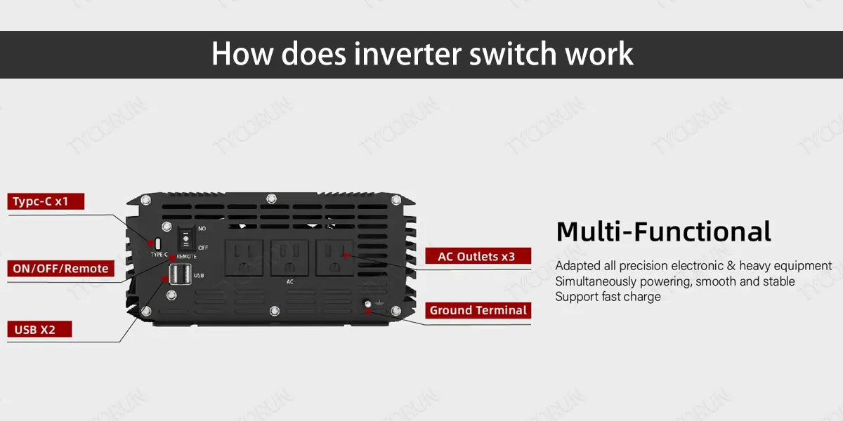 How does inverter switch work