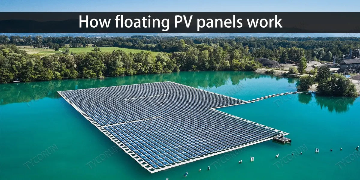 How floating PV panels work