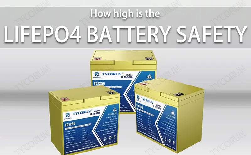 How high is the lifepo4 battery safety